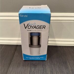 NWT Kiinde Voyager Travel Bottle Warmer - Infant Baby Toddler Blue and White